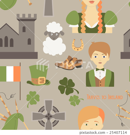 Travel to Ireland pattern 25407114