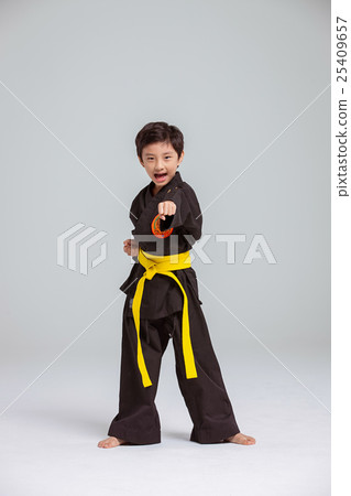 Asian Family Portrait / Isolated on White 25409657