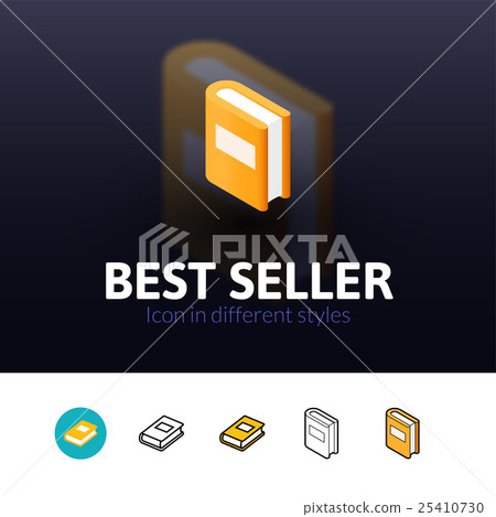 Best seller icon in different style 25410730