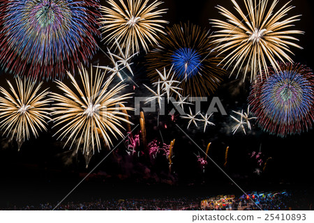 Fireworks of Ibaraki Tsuchiura Popular in Japan Fireworks of Ibaraki Tsuchiura Popular in Japan 25410893