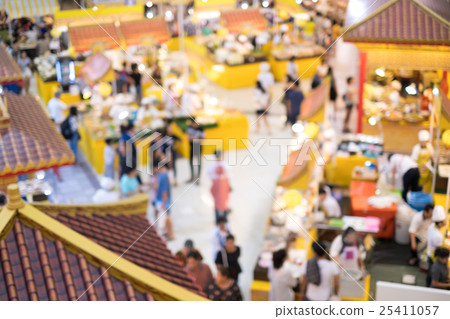 Blurred Chinese vegetarian market in store. Blurred Chinese vegetarian market in store. 25411057