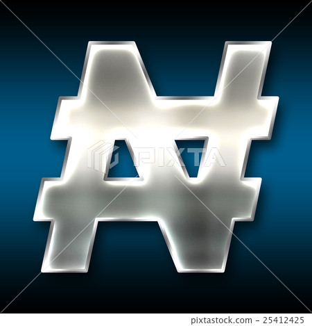  Colorful 3D font on dark background: currency symbol - Nigerian Naira (high resolution 3D CG rendering ∕ coloring illustration) 25412425