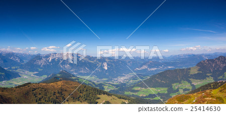 Mountain view from the top - Alpbach valley Mountain view from the top - Alpbach valley 25414630