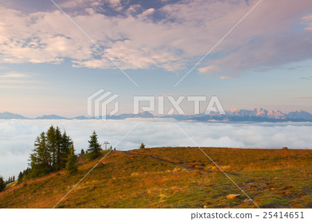 Amazing morning in Gerlitzen Apls in Austria. Amazing morning in Gerlitzen Apls in Austria. 25414651