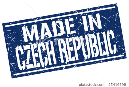 made in Czech Republic stamp 25416396