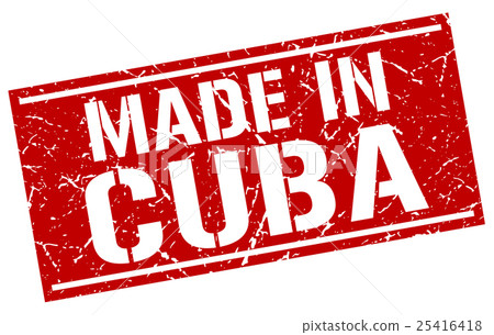 made in Cuba stamp made in Cuba stamp 25416418