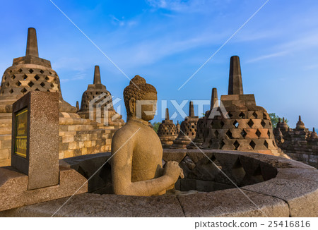 Borobudur Buddist Temple - island Java Indonesia 25416816