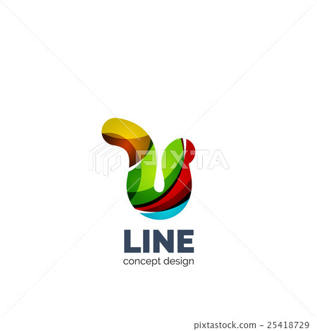 Vector set of abstract letter business logo icons Vector set of abstract letter business logo icons 25418729
