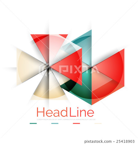 Triangle abstract background 25418903