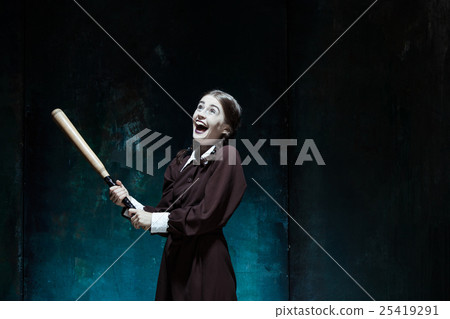 Portrait of a young girl in school uniform as Portrait of a young girl in school uniform as 25419291