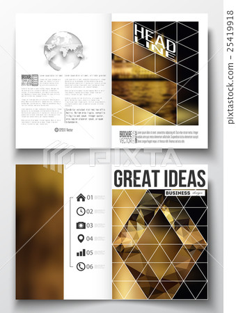Set of business templates for brochure, magazine Set of business templates for brochure, magazine 25419918
