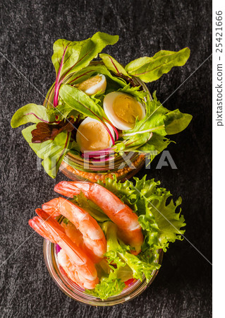 Fresh salad jar salad Common salad 25421666