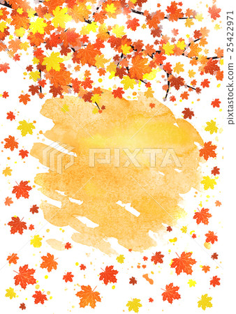 Vertical autumn banner template with blank space. Vertical autumn banner template with blank space. 25422971