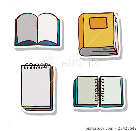Open and close books design Open and close books design 25423642