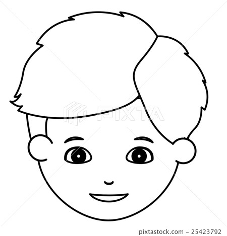 Silhouette of boy cartoon design Silhouette of boy cartoon design 25423792
