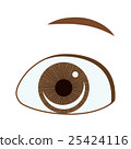 Isolated eye and look concept 25424116