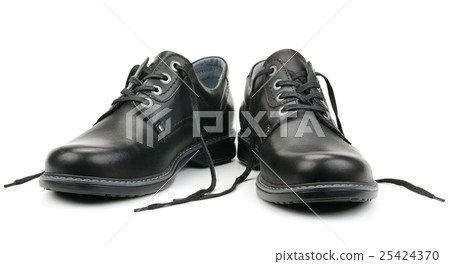 Black shoes isolated on white Black shoes isolated on white 25424370