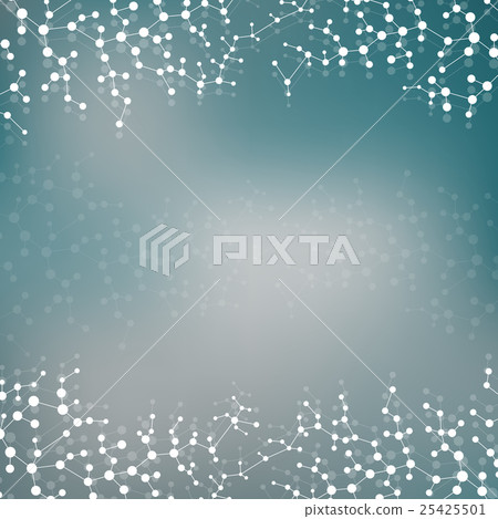 Structure molecule of DNA and neurons. Abstract 25425501