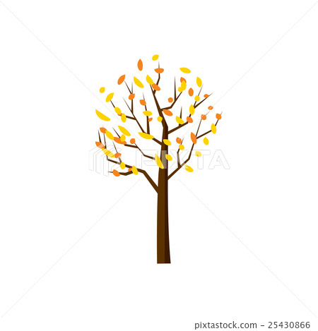 Autumn tree icon, cartoon style 25430866