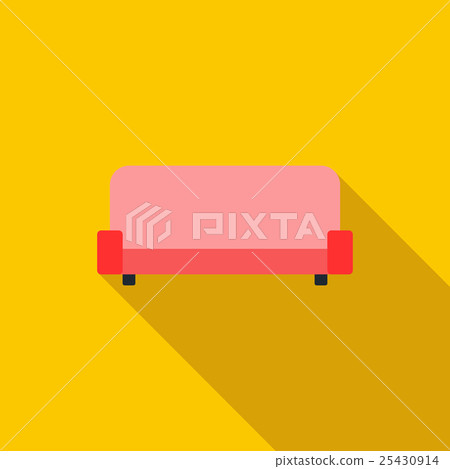 Sofa icon, flat style Sofa icon, flat style 25430914