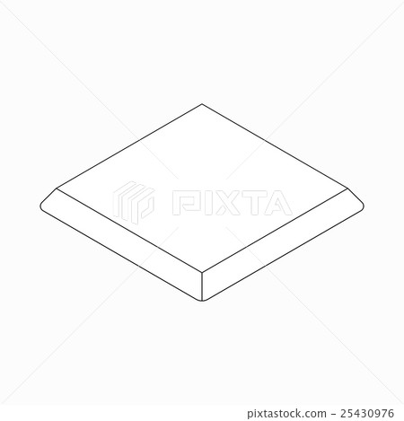 Baseball base icon, isometric 3d style 25430976
