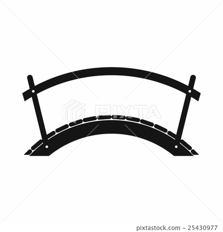 Bridge icon, simple style 25430977