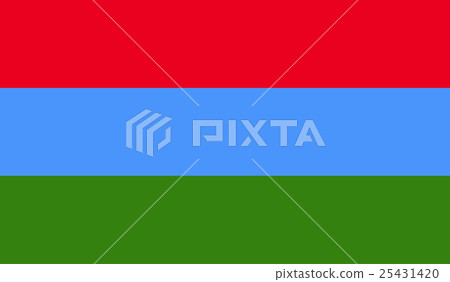 The Republic of Karelia flag image 25431420