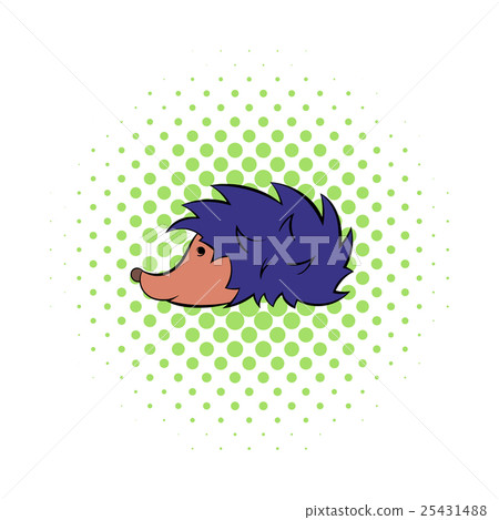 Hedgehog icon, pop-art style Hedgehog icon, pop-art style 25431488