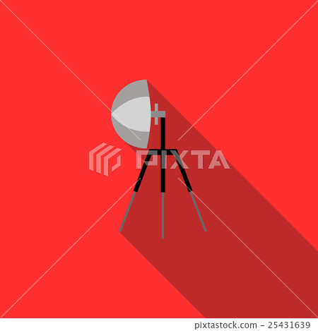 Studio flash icon in flat style Studio flash icon in flat style 25431639