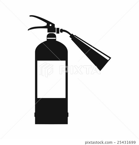 Fire extinguisher icon, simple style 25431699
