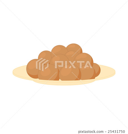 Falafel icon in cartoon style Falafel icon in cartoon style 25431750