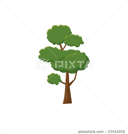 Spring tree icon, cartoon style 25432050