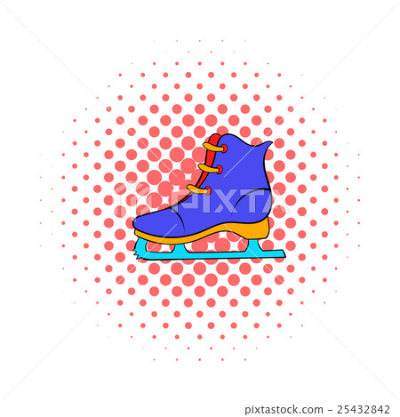 Skates icon, comics style Skates icon, comics style 25432842