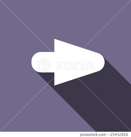 Arrow icon, flat style Arrow icon, flat style 25432928