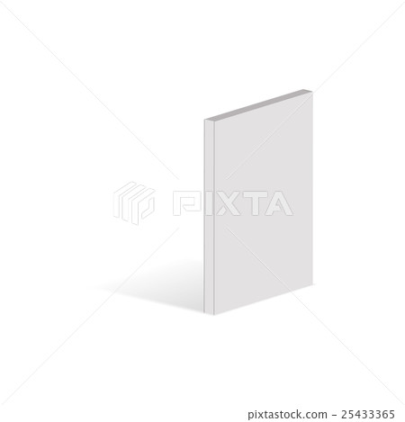Vertical book icon, isometric 3d style Vertical book icon, isometric 3d style 25433365