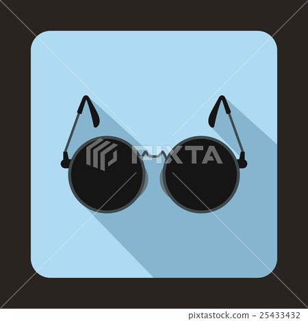 Glasses for blind icon, flat style 25433432