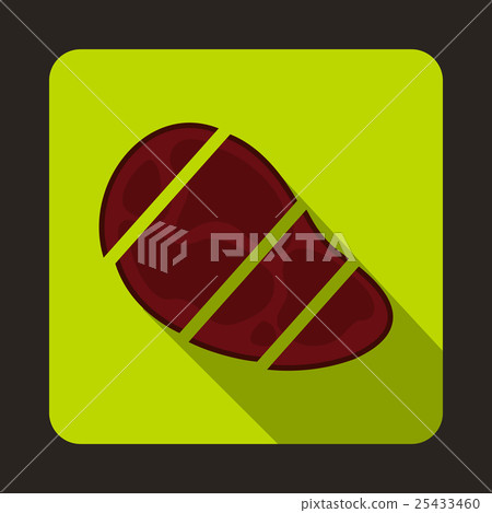 Steak Icon, Flat style 25433460