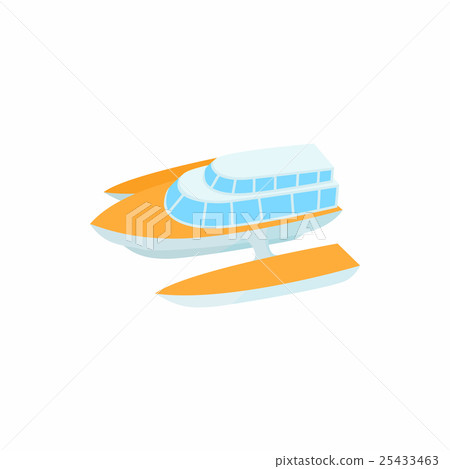 Boat icon, cartoon style 25433463