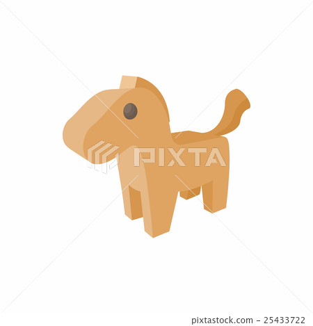 Horse trojan icon in cartoon style Horse trojan icon in cartoon style 25433722