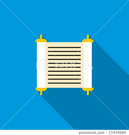 Torah scroll icon, flat style Torah scroll icon, flat style 25434060