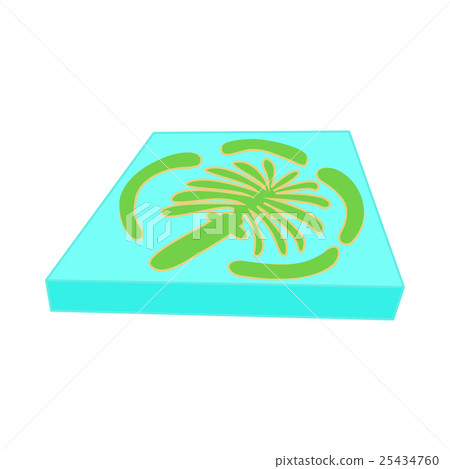 Artificial island, Dubai icon, cartoon style Artificial island, Dubai icon, cartoon style 25434760