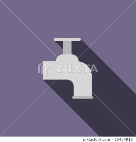 Beer tap icon, flat style 25434918