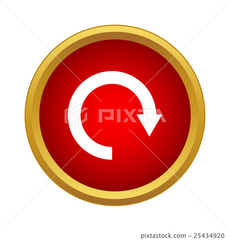 Refresh icon, simple style 25434920