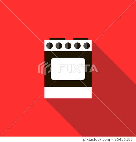 Stove for cooking icon, flat style Stove for cooking icon, flat style 25435195