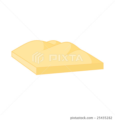 Desert sands icon in cartoon style Desert sands icon in cartoon style 25435282