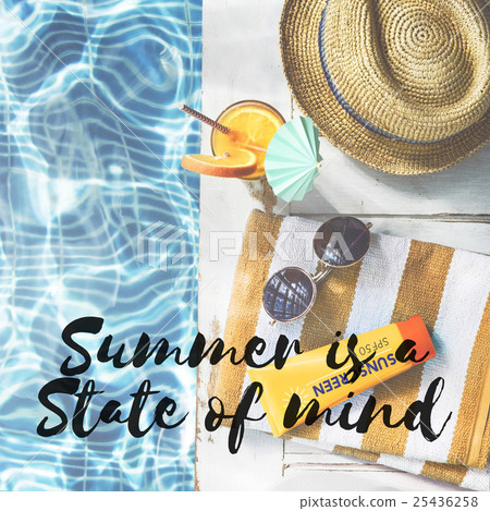 Summer Break Holiday Rest Vacation Concept Summer Break Holiday Rest Vacation Concept 25436258