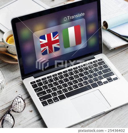 Flag Countries Foreign Word Translation Concept 25436402