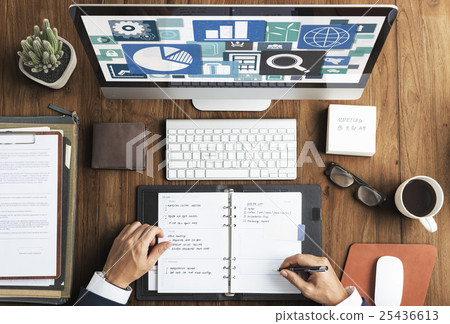 Brand Corporate Business Planning Marketing Management Concept 25436613