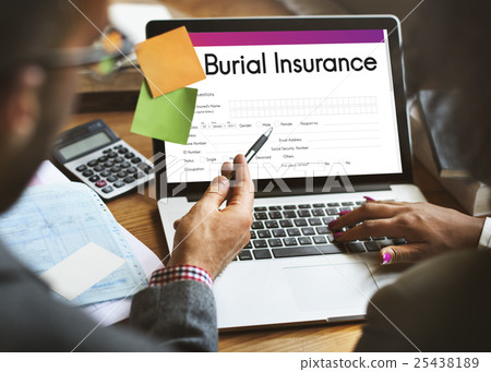 Burial Insurance Form Policy Concept 25438189