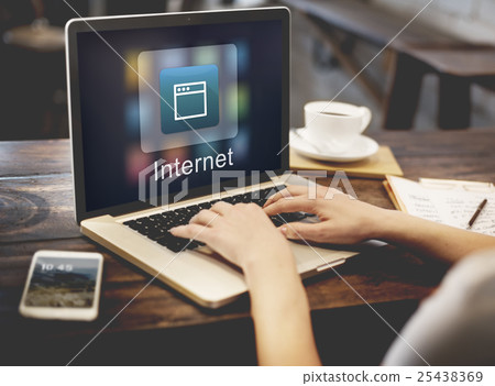 Website Network Online Communication Concept 25438369